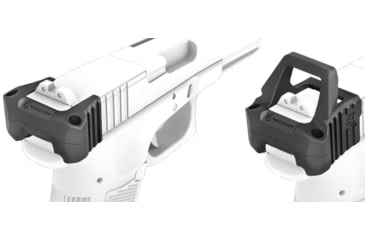 Image of Recover Tactical UCH44 Upper Charging Handle for Glock 44- Lower &amp; Upper Profile Charging Handles Included, Black, UCH44-01