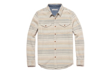 Image of Outerknown Blanket Shirt - Men's, Used, Blue Mist Mojave Stripe, Large, 1310023-BMM-XX-L_used
