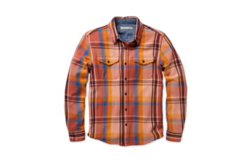 Image of Outerknown Blanket Shirt - Men's, Used, Coral Mav Plaid, Medium, 1310023-CMP-XX-M_used