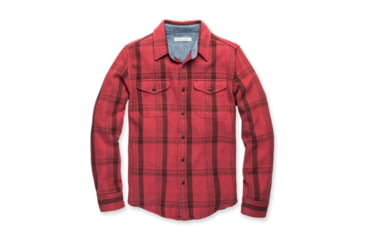 Image of Outerknown Blanket Shirt - Men's, Used, Dusty Red Cusco Plaid, Medium, 1310023-DRC-XX-M_used