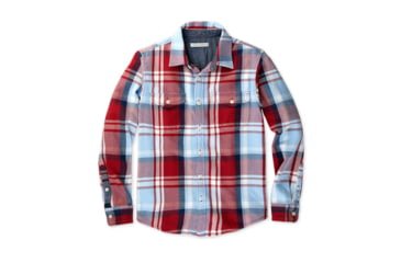 Image of Outerknown Blanket Shirt - Men's, Used, Blue Bell Essex Plaid, Medium, 1310023W-BBE-XX-M_used