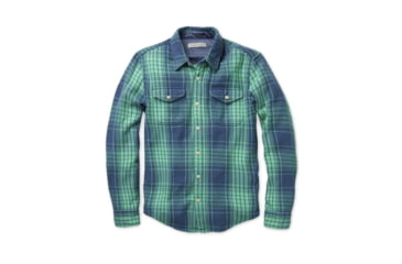 Image of Outerknown Blanket Shirt - Men's, Used, Sea Green Bigbury Plaid, Extra Large, 1310023W-SGB-XX-XL_used