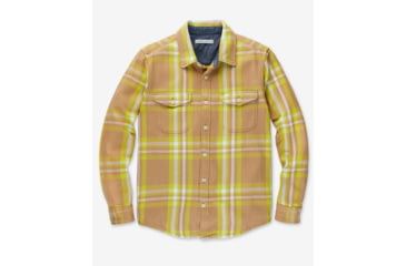 Image of Outerknown Blanket Shirt - Men's, Used, Sandy Small Cabin Plaid, 2XL, 1310023W-SSC-XX-XXLu