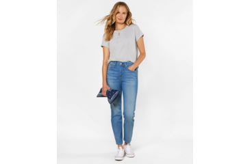 Image of Outerknown Sojourn Boy Tee - Women's, Used, Heather Grey, Extra Small, 2210029-HEA-XX-XS_used
