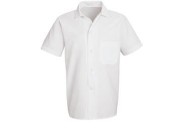 Image of Red Kap Button-Front Cook Shirt, Men, 5010WH, SSL 5010WHSSL