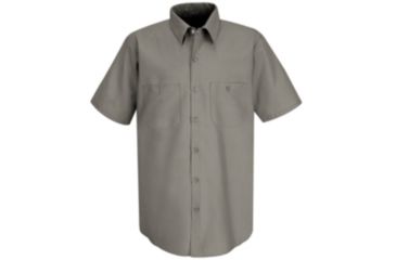 Image of Red Kap Industrial Work Shirt, Gray, SSM SP24GYSSM