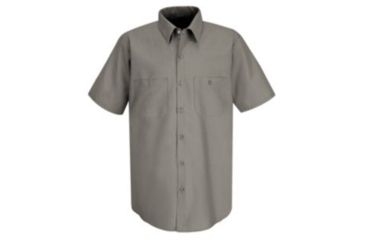 Image of Red Kap Industrial Work Shirt, Gray, SSLL SP24HCSSLL