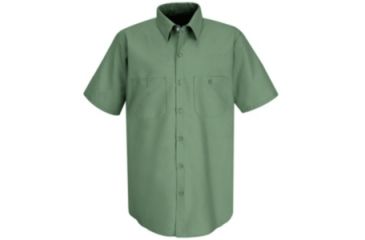 Image of Red Kap Industrial Work Shirt, Light Green, SSL SP24LGSSL