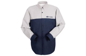 Image of Red Kap Industrial Work Shirt, Men, Gray, LNM SP14HCLNM