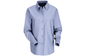 Image of Red Kap Industrial Work Shirt, Women, Light Blue, RGXL SP13LBRGXL