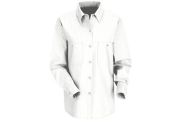 Image of Red Kap Industrial Work Shirt, Women, White, RGS SP13WHRGS