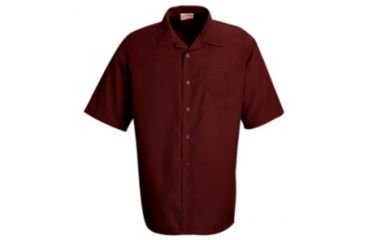 Image of Red Kap Mens Short Sleeve 100% Polyester Camp Shirt, Male, 1K00BU, SSXL 1K00BUSSXL
