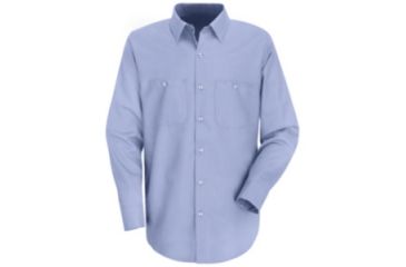 Image of Red Kap Mens Work NMotion Shirt, Men, Light Blue, LNL SE14LBLNL