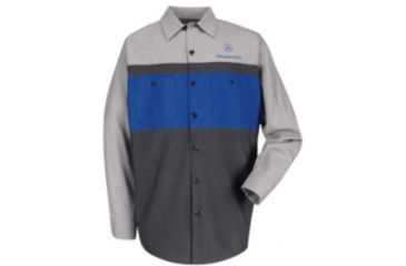 Image of Red Kap Mercedes Benz Technician Shirt, Mercedes Benz, LNL SP14MCLNL