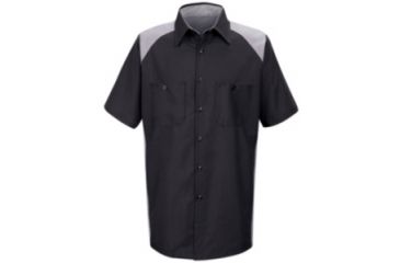 Image of Red Kap MotorSports Image Shirt, Silver / Black, SSS SP28BGSSS