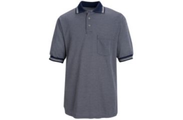 Image of Red Kap Performance Knit Diamond Pattern Shirt, Men, Navy/Stone, SSXXL SK08NSSSXXL