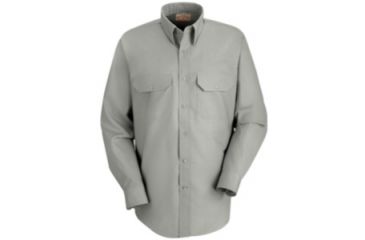 Image of Red Kap Solid Dress Uniform Shirt, Light Gray, L323 SP50LAL323
