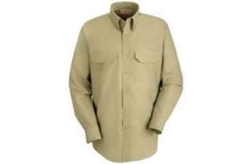 Image of Red Kap Solid Dress Uniform Shirt, Light Tan, M323 SP50LTM323