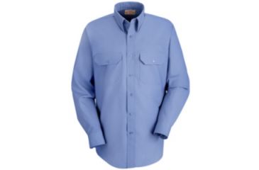 Image of Red Kap Solid Dress Uniform Shirt, Petrol Blue, S323 SP50MBS323