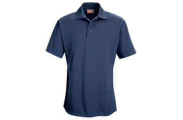 Image of Red Kap Specialized Pocketless Knit 50/50 Blend Solid Shirt, Men, Navy, SSXXL SK58NVSSXXL
