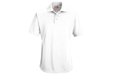 Image of Red Kap Specialized Pocketless Knit 50/50 Blend Solid Shirt, Men, White, SSXL SK58WHSSXL
