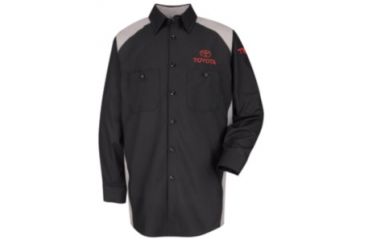 Image of Red Kap Toyota Parts Racing Division Shirt, Black / Silver, LNL SP18TTLNL