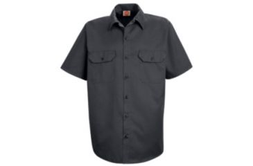 Image of Red Kap Utility Uniform Shirt, Charcoal, SSXXL ST62CHSSXXL