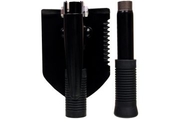 Image of Red Rock Outdoor Gear 2-Piece Foldable Shovel, Black, One-Size 50-07