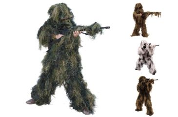 Image of Red Rock Outdoor Gear 5 Piece Ghillie Suit, ACU, Desert, Snow, Woodland