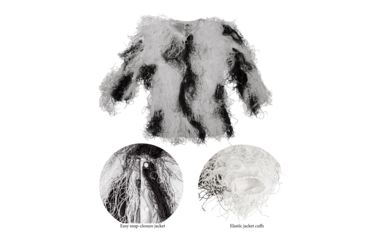 Image of Red Rock Outdoor Gear 5 Piece Ghillie Suit, Snow, Medium-Large 70917M/L