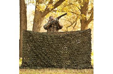 Image of Red Rock Outdoor Gear Big Game Camouflage Netting, Green/Brown, 9'10x19'8in, 03-9119