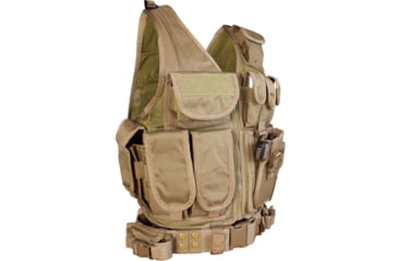 Image of Red Rock Outdoor Gear Cross Draw Vest, Coyote, 520COY