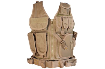 Image of Red Rock Outdoor Gear Cross Draw Vest, Coyote, 520COY
