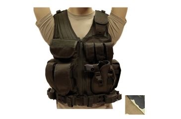 Image of Red Rock Outdoor Gear Cross Draw Vest, Woodland, One-Size 520WDL