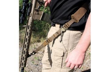 Image of Red Rock Outdoor Gear D1 2-Point Rapid Fit Tactical Sling, Coyote, 37-003COY