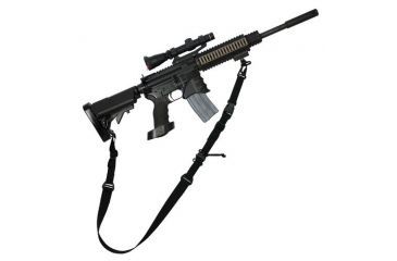 Image of Red Rock Outdoor Gear D2 2-Point Rapid Fit Tactical Sling, Black, 37-004BLK