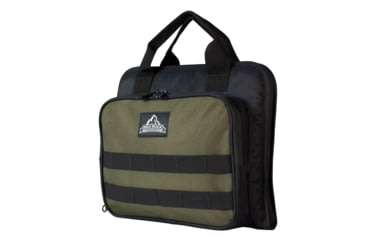 Image of Red Rock Outdoor Gear Deluxe Single Pistol Case, Black/Olive Drab, 80270BOD