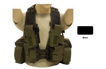 Image of Red Rock Outdoor Gear Load Bearing Vest, Black, One-Size 510BLK