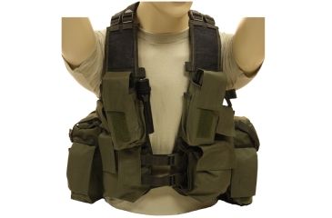 Image of Red Rock Outdoor Gear Load Bearing Vest, Olive Drab, One-Size 510OD
