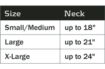 Image of Red Rock Outdoor Gear Tactical Dog Collar, Black, Large, 38-26BLK-L