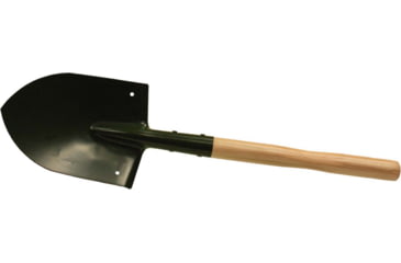 Image of Red Rock Outdoor Gear Wooden Handle Shovel, Black, 50-05