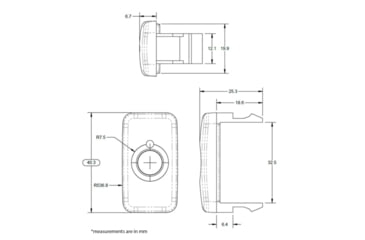 Image of REDARC Tow-Pro Switch Insert Panel, Toyota Tacoma/Tundra/Cruiser Suitable, TPSI-007