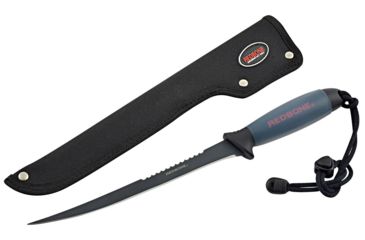 Image of Redbone Gel Handle Performance Fixed Blade Knife,9in Overall 420 Steel Blade, 124256