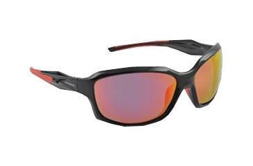 Image of Redbone Polarized Sunglasses,Black Frame,Revo Mirrored Lens 124596