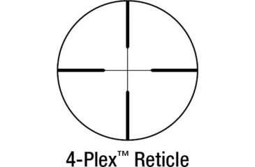 Image of Redfield 67080 Revolution 2-7x33mm Rifle Scope, 4-Plex Reticle, w/ Leupold Rifleman Vertical Split 1 Inch Rings - 55850