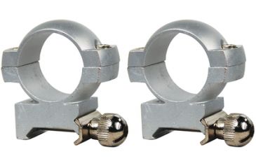 Image of Redfield Mounts 1in Aluminum Rifle Scope Rings - High, Silver 47317