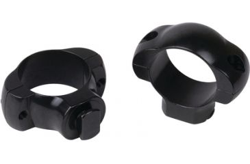 Image of Redfield Mounts 1in Aluminum Rifle Scope Rings - Rear Ext Front Med Nickel 47213
