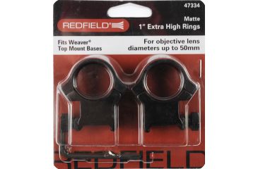 Image of Redfield Mounts 4 Hole Aluminum Rifle Scope Rings - X-High, Matte 47334