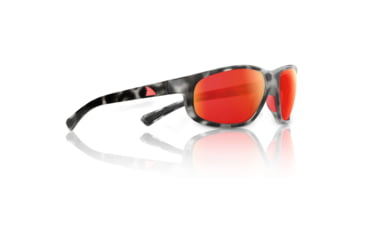 Image of Redfin Polarized Jekyll Sunglasses, Black Tortoise Frame, Hull Red Polarized Lens, One Size, 1609