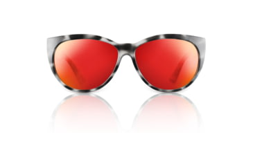 Image of Redfin Polarized Key Largo Sunglasses, Black Tortoise Frame, Hull Red Polarized Lens, One Size, 2104